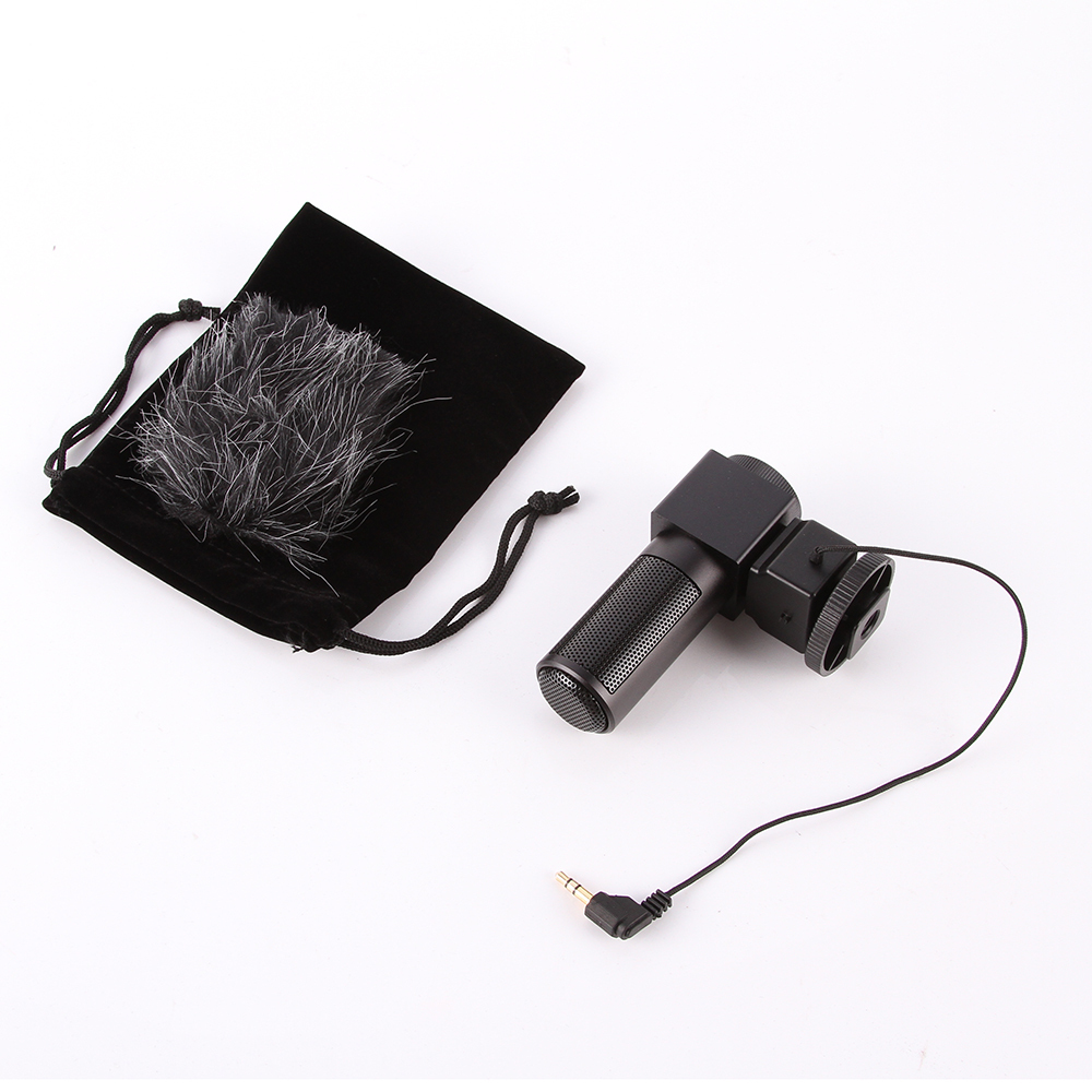 Professional SGC-698 DV DSLR Camera Recording Stereo Microphone Interview MIC