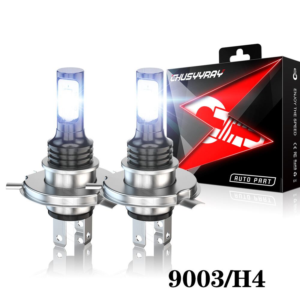 2x High Power HID LED Headlight H4 Bulbs Light for Suzuki SV650 SV1000 2003-2009