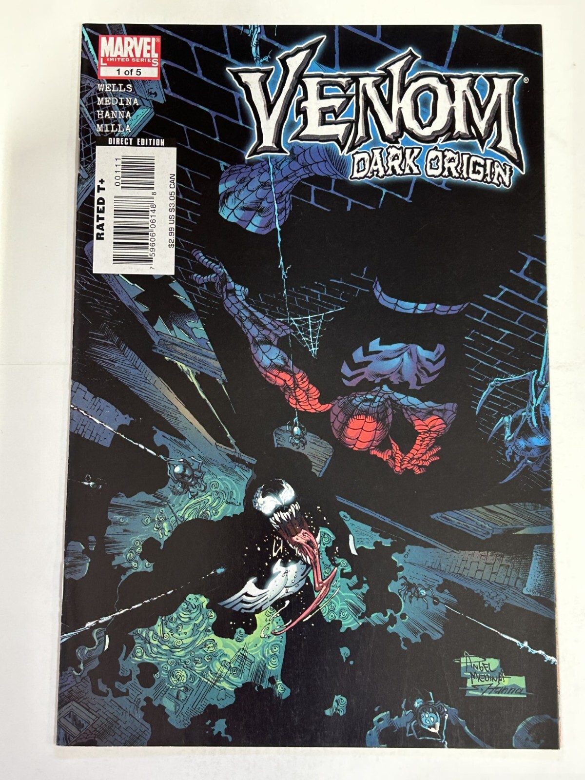 VENOM DARK ORIGIN #1 NEAR MINT 2008 MARVEL COMICS b-367