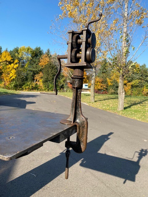 Early Antique Vintage Peck Stow Wilcox PEXTO Niagara Sheet Metal Bead Roller