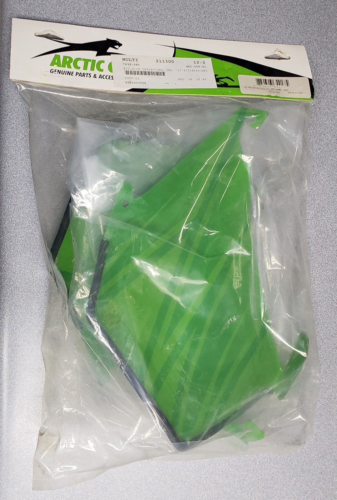 Arctic Cat Windshield Side Deflector Kit, 7639-385