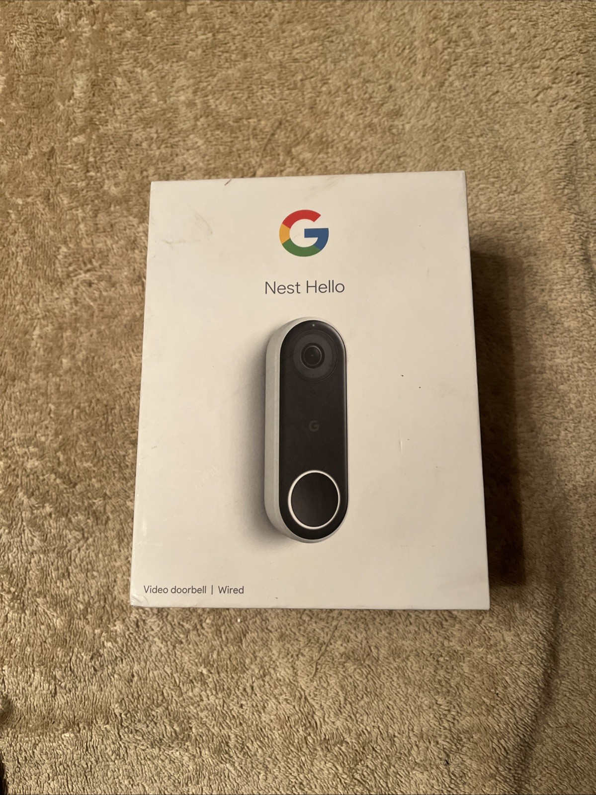 Google Nest Hello Smart Video Doorbell WIRED (NC5100US) Brand New In Box