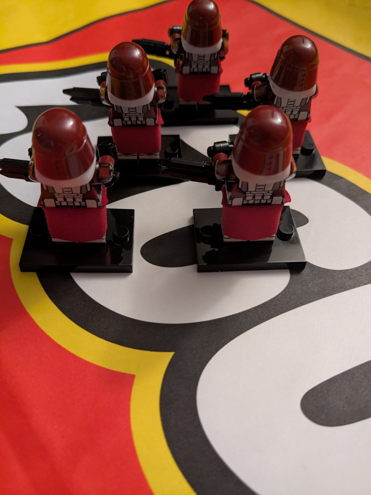 Quantity 5x Custom Lego Galactic Marine Clone Trooper 21st Nova Corps.