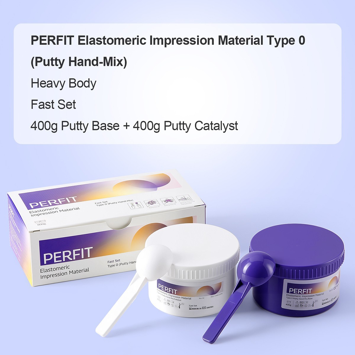 Dental Impression Material Impression Kit Putty Silicone Rubber Elastomeric Type