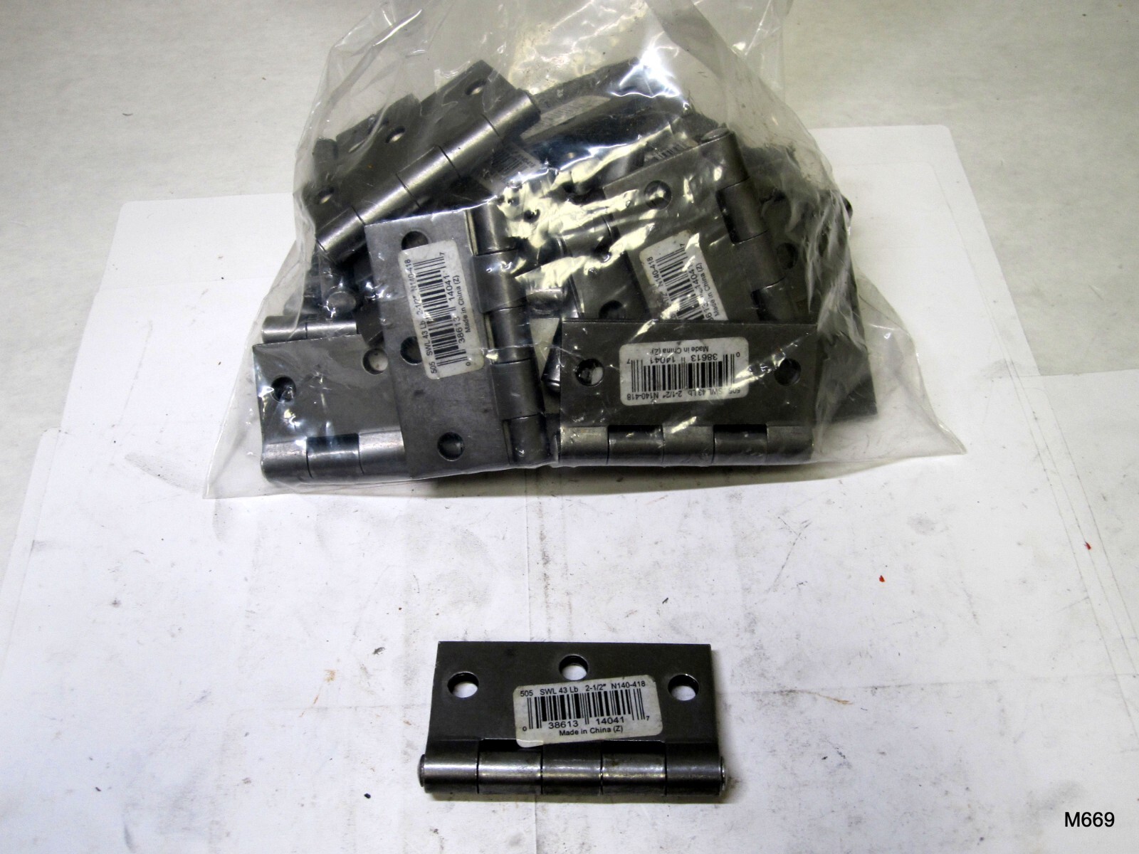 28-QTY National Hardware N140418 N140-418 505BC Non-Removable Pin Hinge Steel