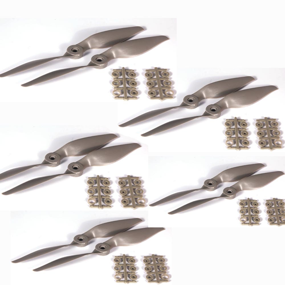 Gemfan 10pcs APC Style 8060 8 x 6 Nylon Propeller Prop for RC Airplanes
