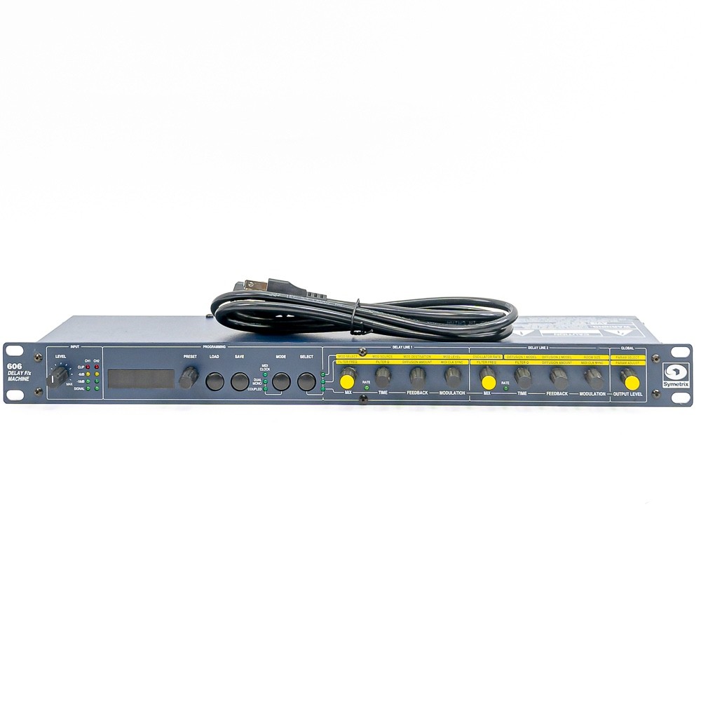 Symetrix 606 Delay F/X Machine - Stereo Rackmount Studio Delay