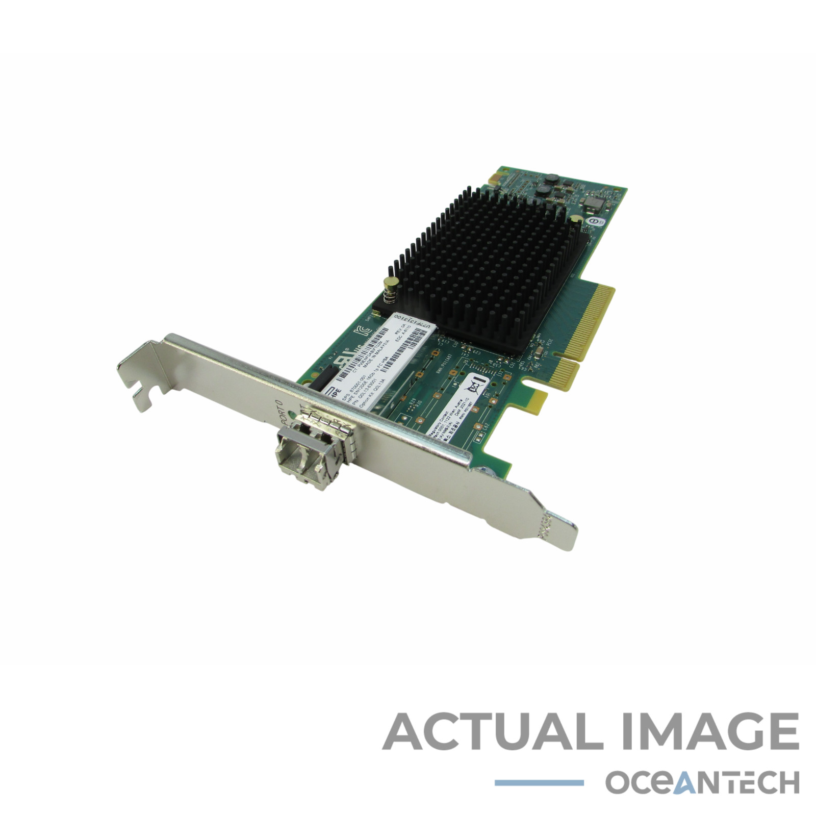 HP SN1200E Single Port 16Gb HBA Q0L13-63001 870001-001 Full Height w/ SFP