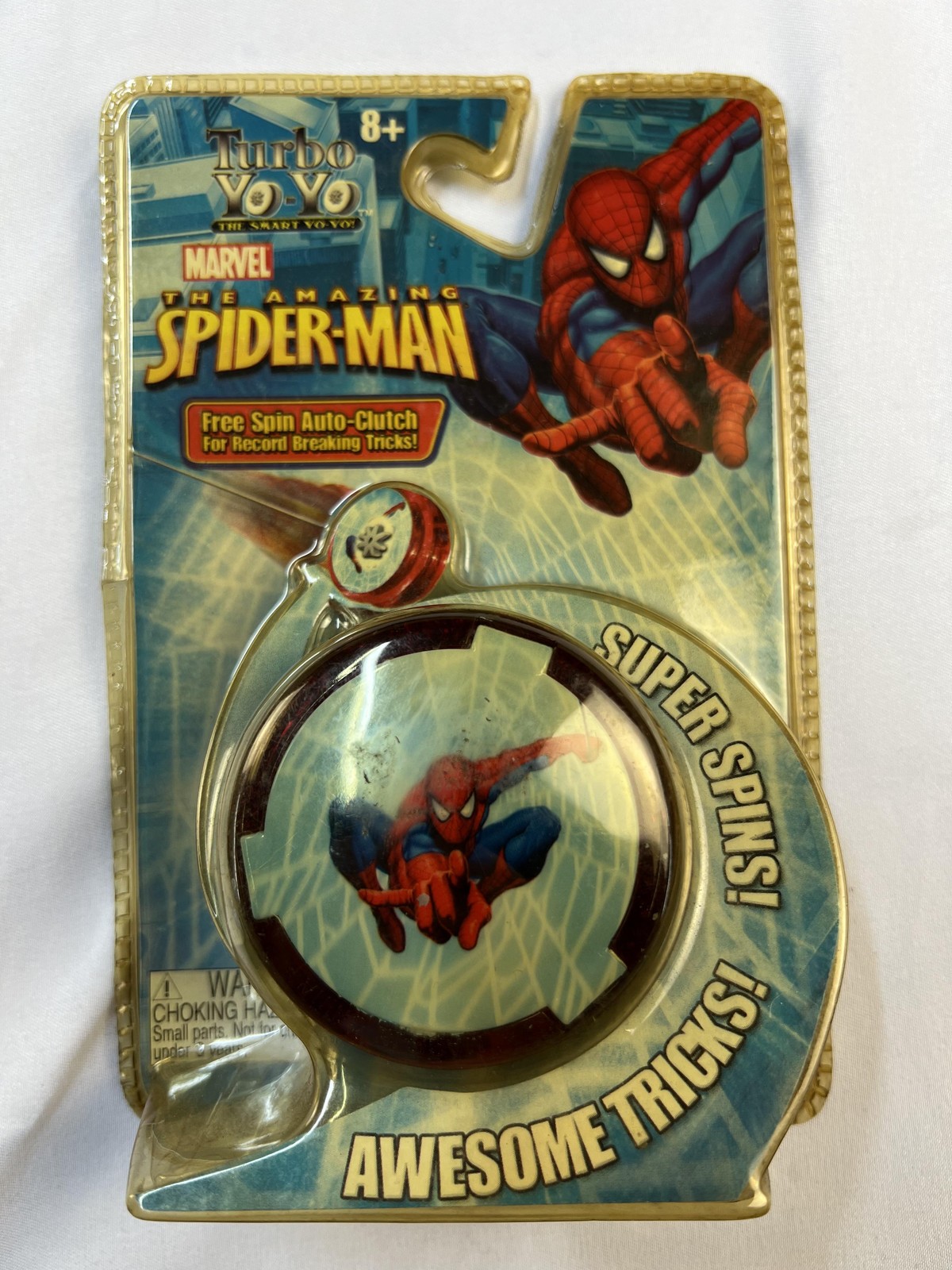 Vintage 2005 Marvel Spider-Man Turbo Yo-Yo Auto-Clutch New Sealed Super Spins