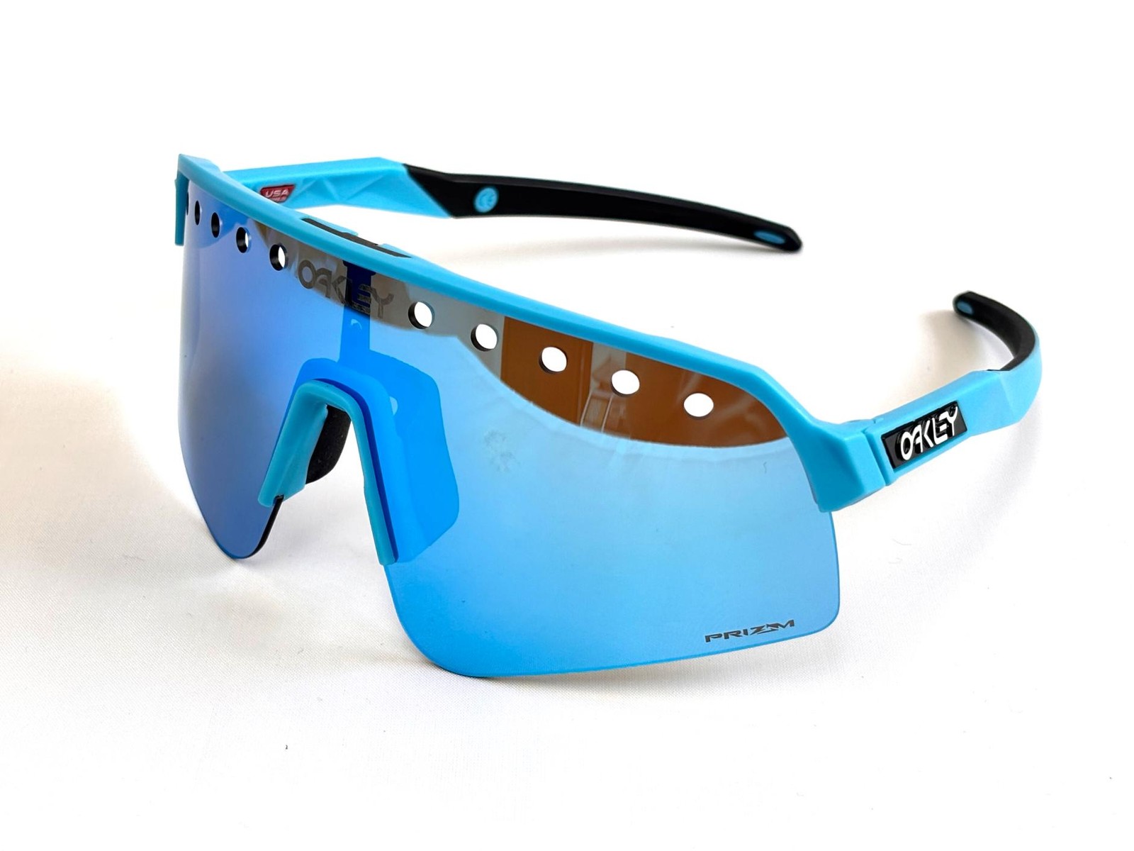 NEW Oakley SUTRO Lite SWEEP VENTED SUNGLASSES ORANGE/YELLOW PRIZM ROAD 009465