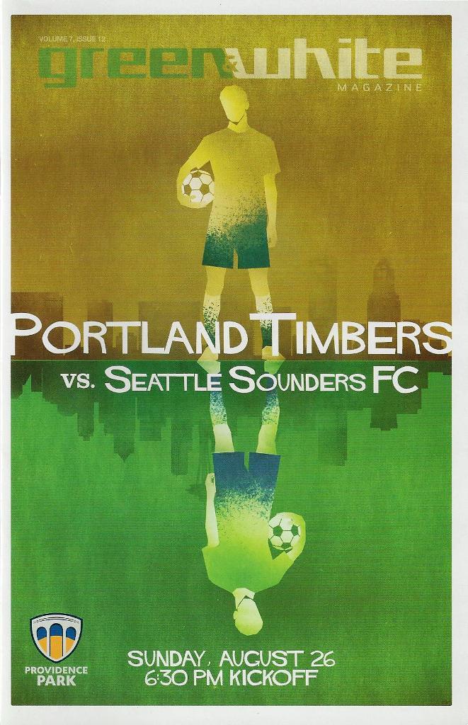 Portland Timbers 'Green & White' MLS Soccer/Football Program Volume 7, Issue 12