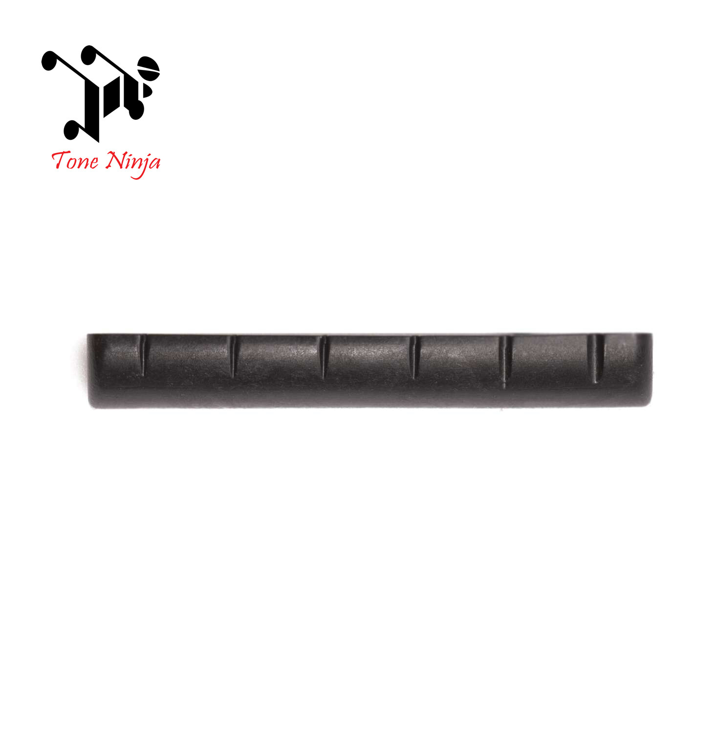 Genuine Tone Ninja Slotted Post 2014 Epiphone Nut, 5-Pack, Black NUT-008-B5