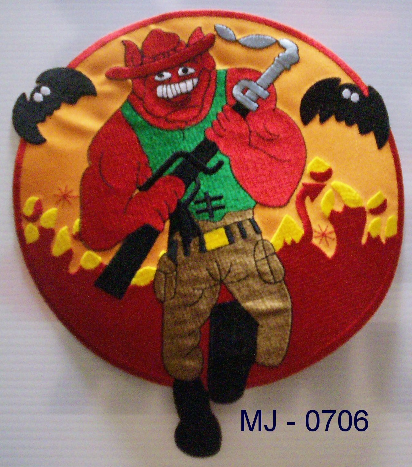 US Marine Corps - Fighting Bulldog Embroidered Back Patch