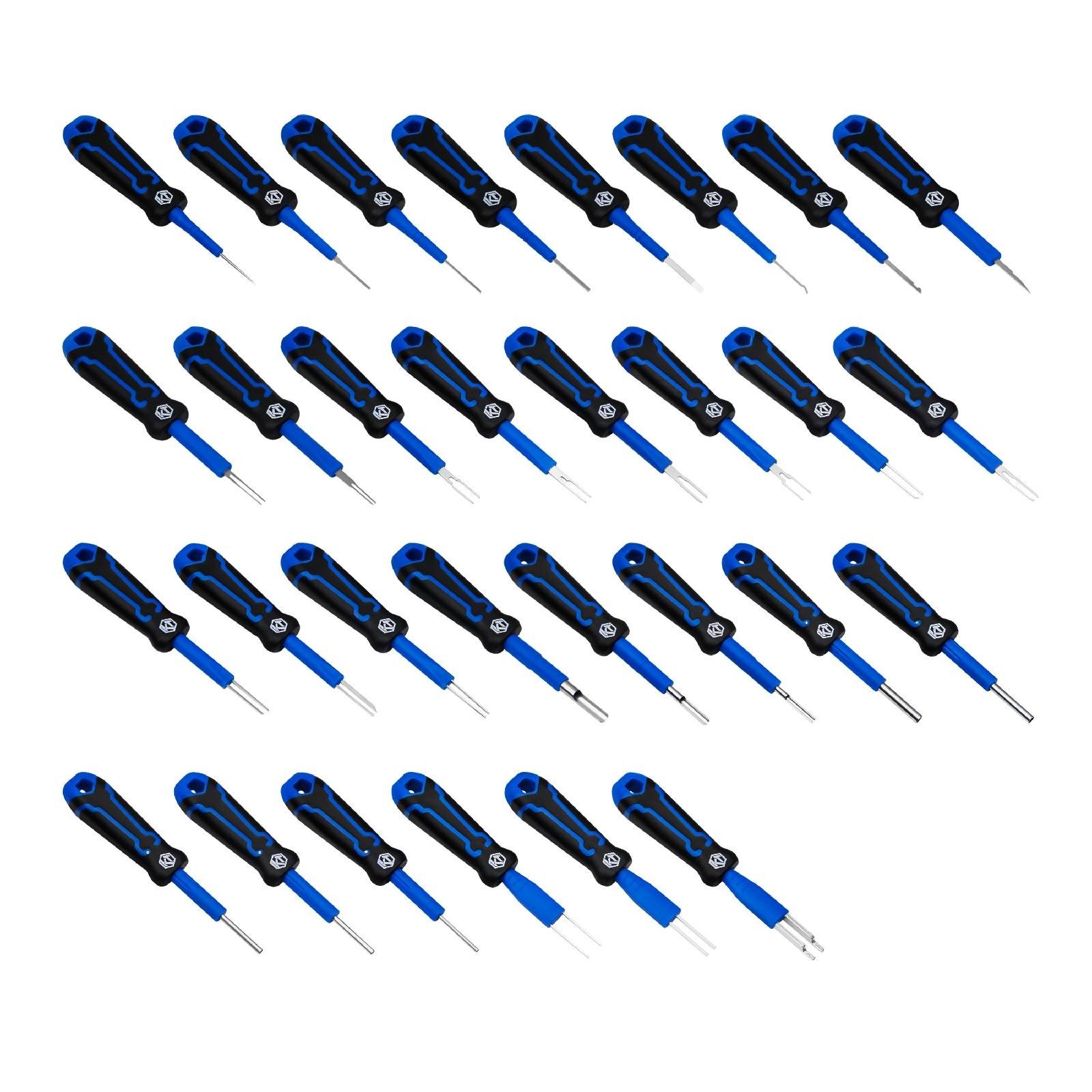 30PC Universal Wire Terminal Electrical Connector Crimp Pin Removal Release Tool