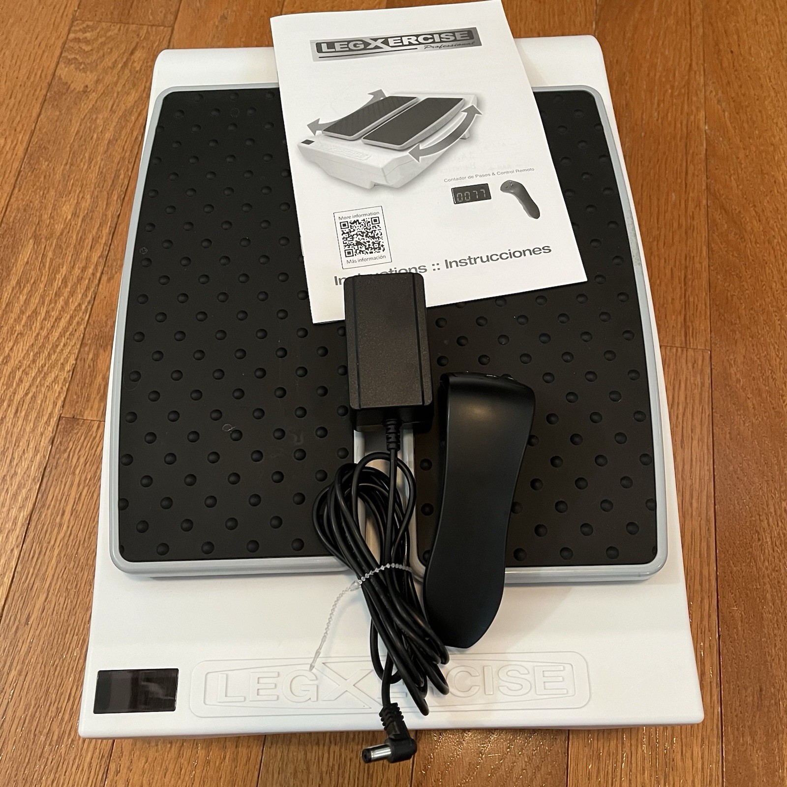 LegXercise Pro LEGX-012 Motorized Leg Exercise Machine Remote, Adapter, Instruct