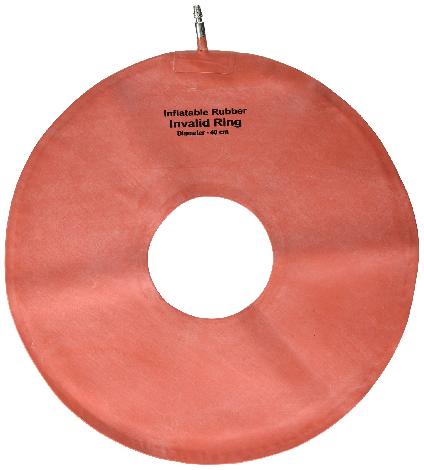 Grafco Inflatable Rubber Invalid Ring, 250 Lb Weight Capacity, 16" Diameter Red