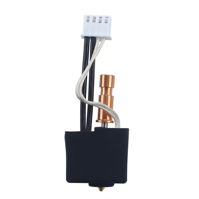 For S1/S1C 3D Printer Extruder Dual Metal Throat Hot End Not Prone to Clogging