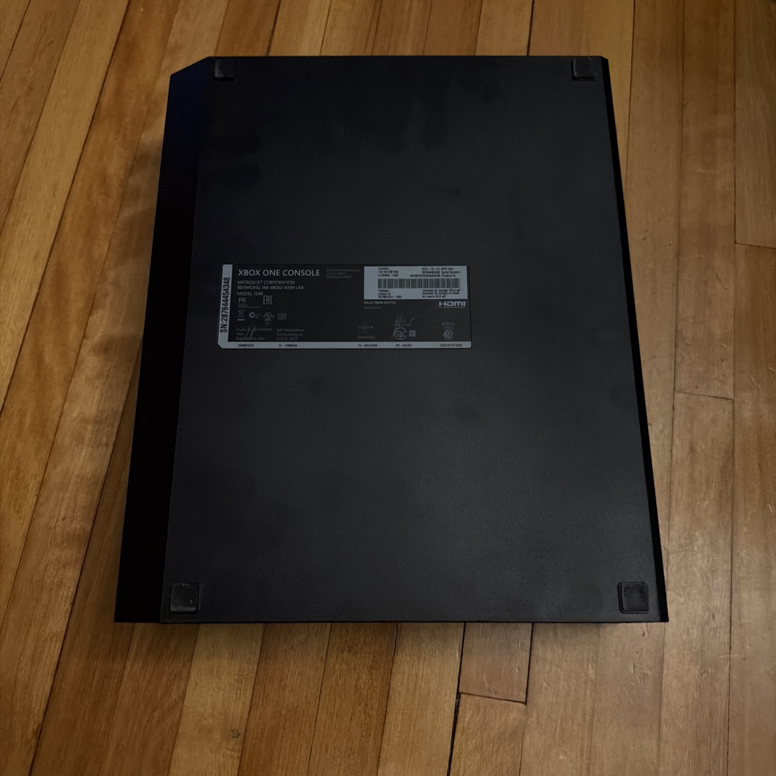 Black Microsoft Xbox One 500GB Console (Tested & Working)
