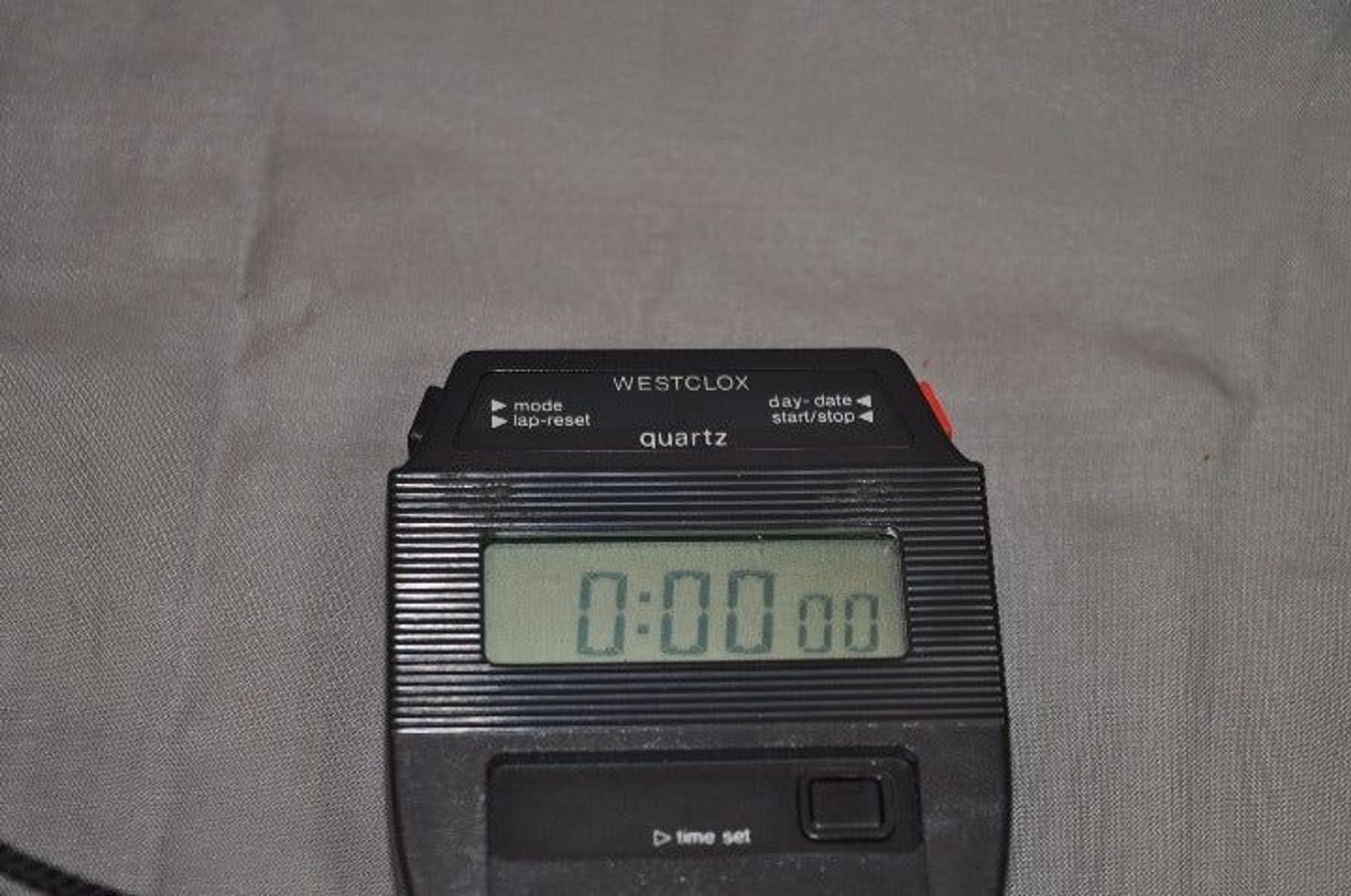 Westclox Stopwatch with Case - Clean Tested Works EUC