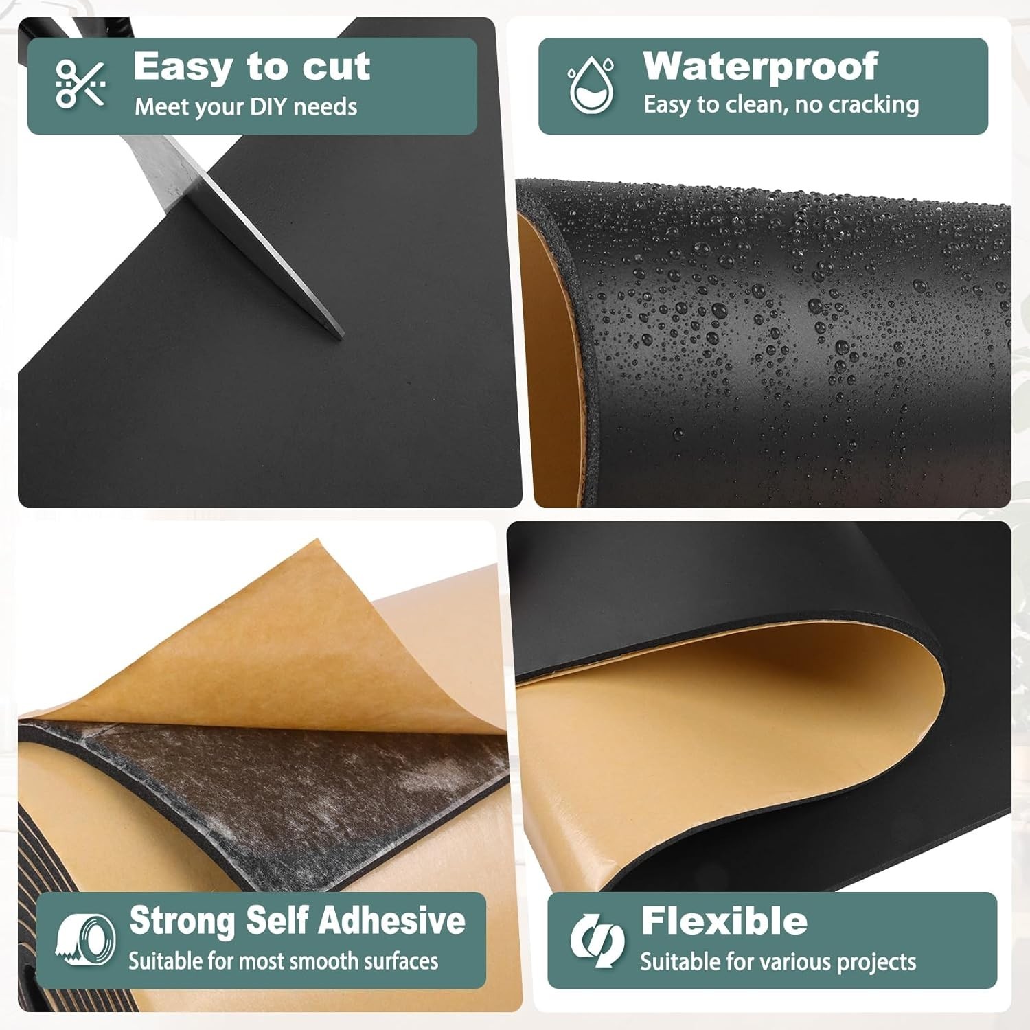 Foam Padding Sheets with Adhesive Foam Insulation Neoprene Sheets Closed Cell...