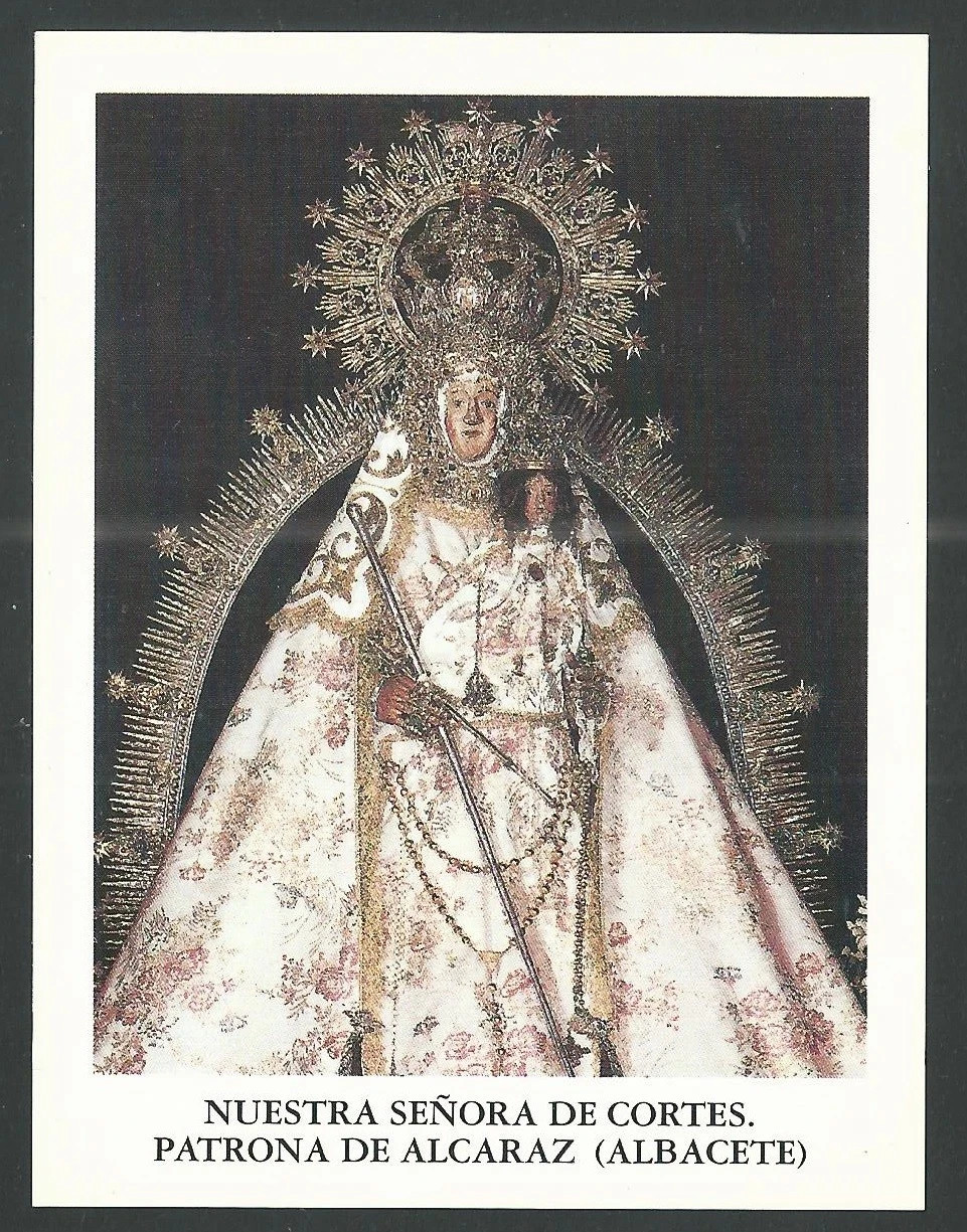 Holy card de la Virgin santino image pieuses estampa