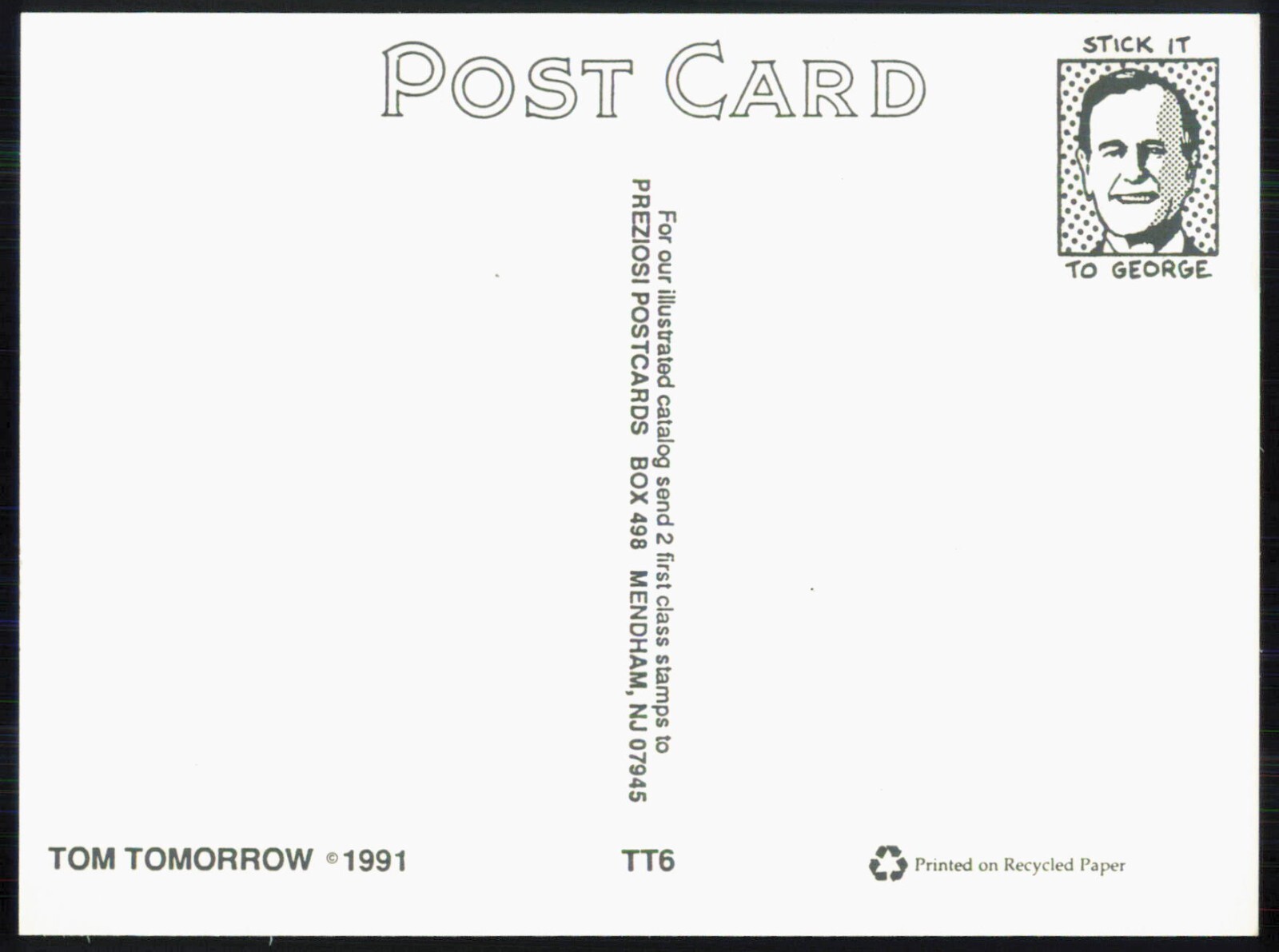 This Modern World by Tom Tomorrow #6 Postcard