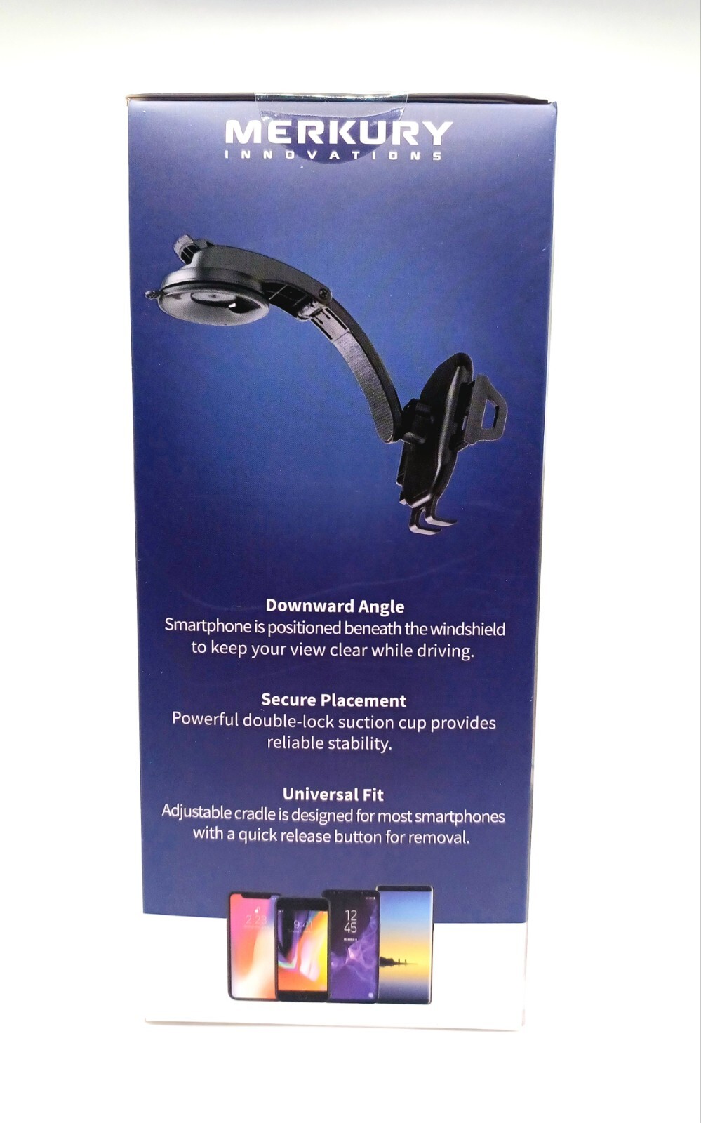 Merkury Innovations Clear View Dashboard Phone Mount with Suction Cup Base