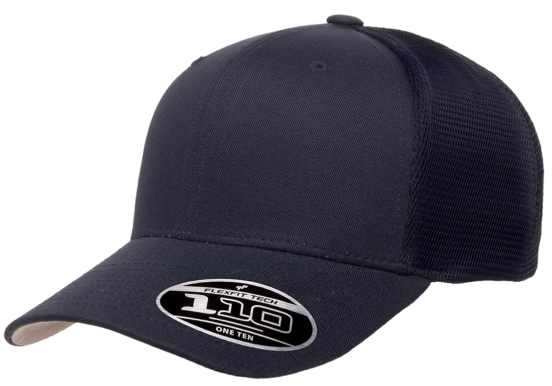 Flexfit Trucker Hat 110 6 Panel Adjustable OSFM Mesh Cap 2-Tone Flex Fit 110M/MT