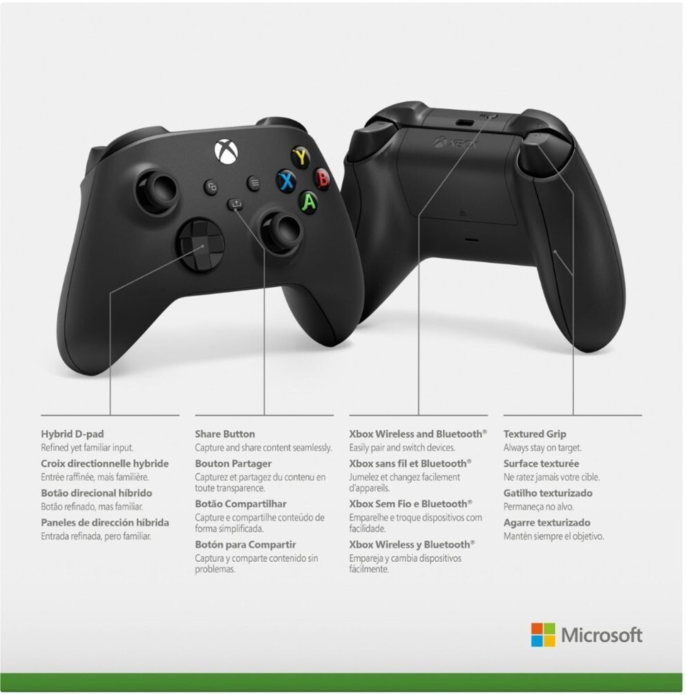 Microsoft Xbox Series X|S Wireless Bluetooth Controller - Carbon Black (1914)™