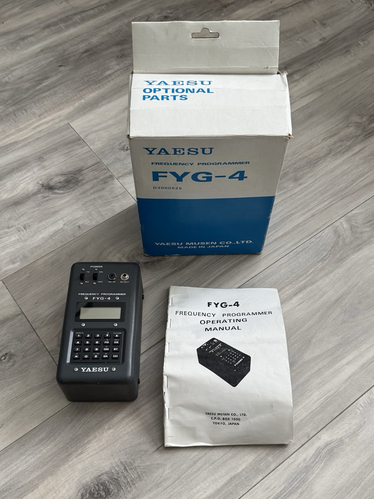 Rare Vintage New In Box - YAESU FYG-4 CHANNEL Frequency Ham Radio Programmer