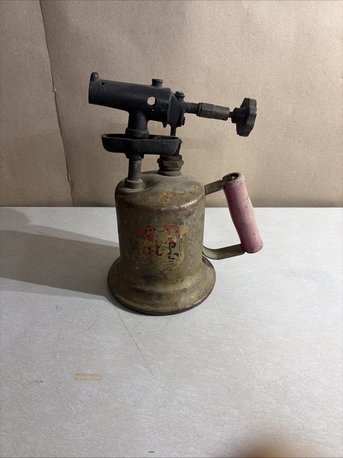 Clayton & Lambert - Antique Brass Blow Torch