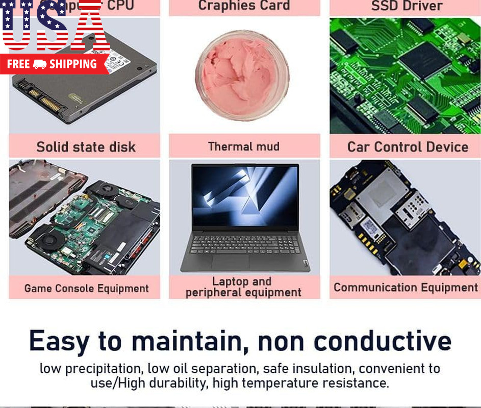 UTP-6 12.8W/Mk Thermal Putty for VGA GPU IC Processor Rapid Cooling Thermal Pad