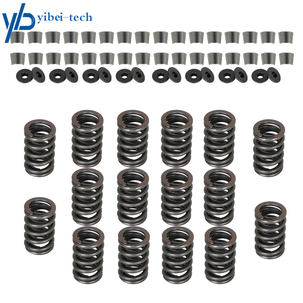 For Chevrolet SBC 327 350 400 Valve Springs Kit .550" w/ Steel Retainers Locks