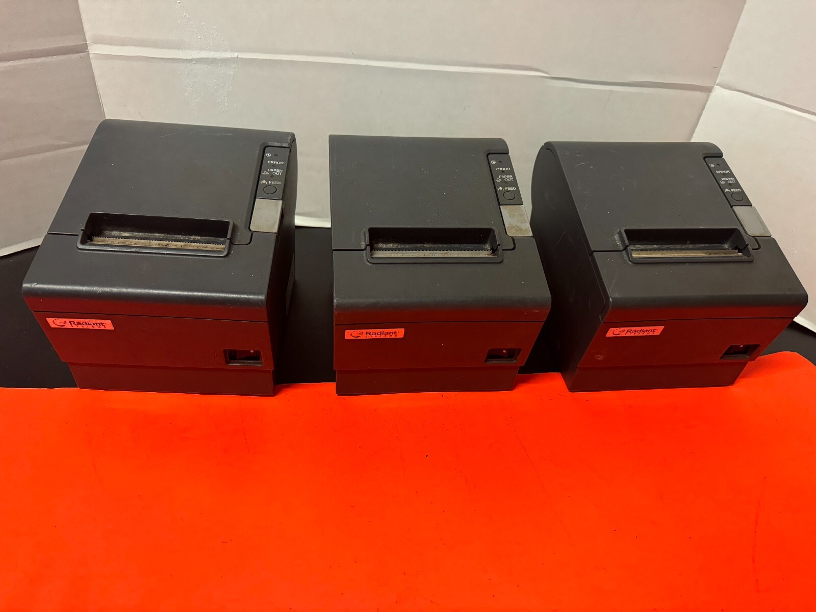 3X Epson TM-T88IV M129H POS  Receipt Printer / NO AC ADAPTER UNTESTED