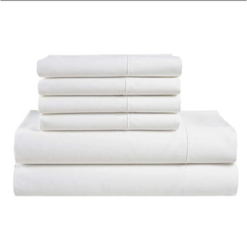 Hotel Signature Sateen 800TC 100% Cotton 7pc Sheet Set SPLIT KING White