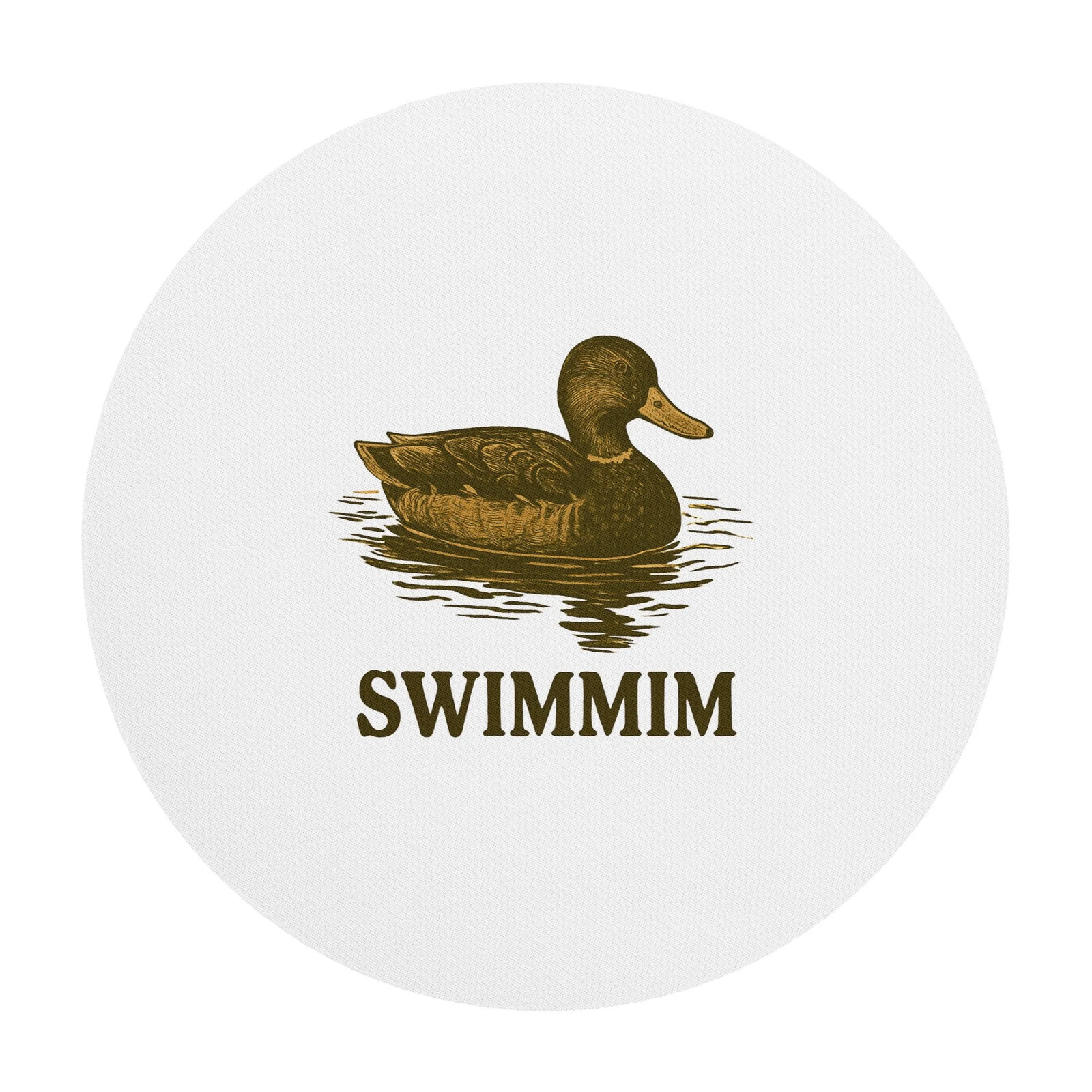 Swimmim Duck Mouse Pad