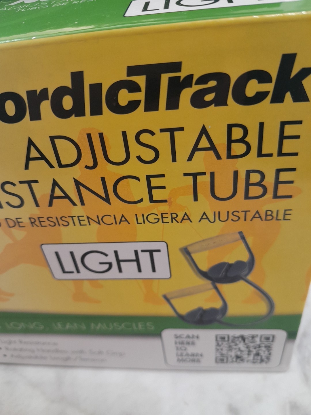 NordicTrack Adjustable Resistance Tube - LIGHT TENSION New Open Box