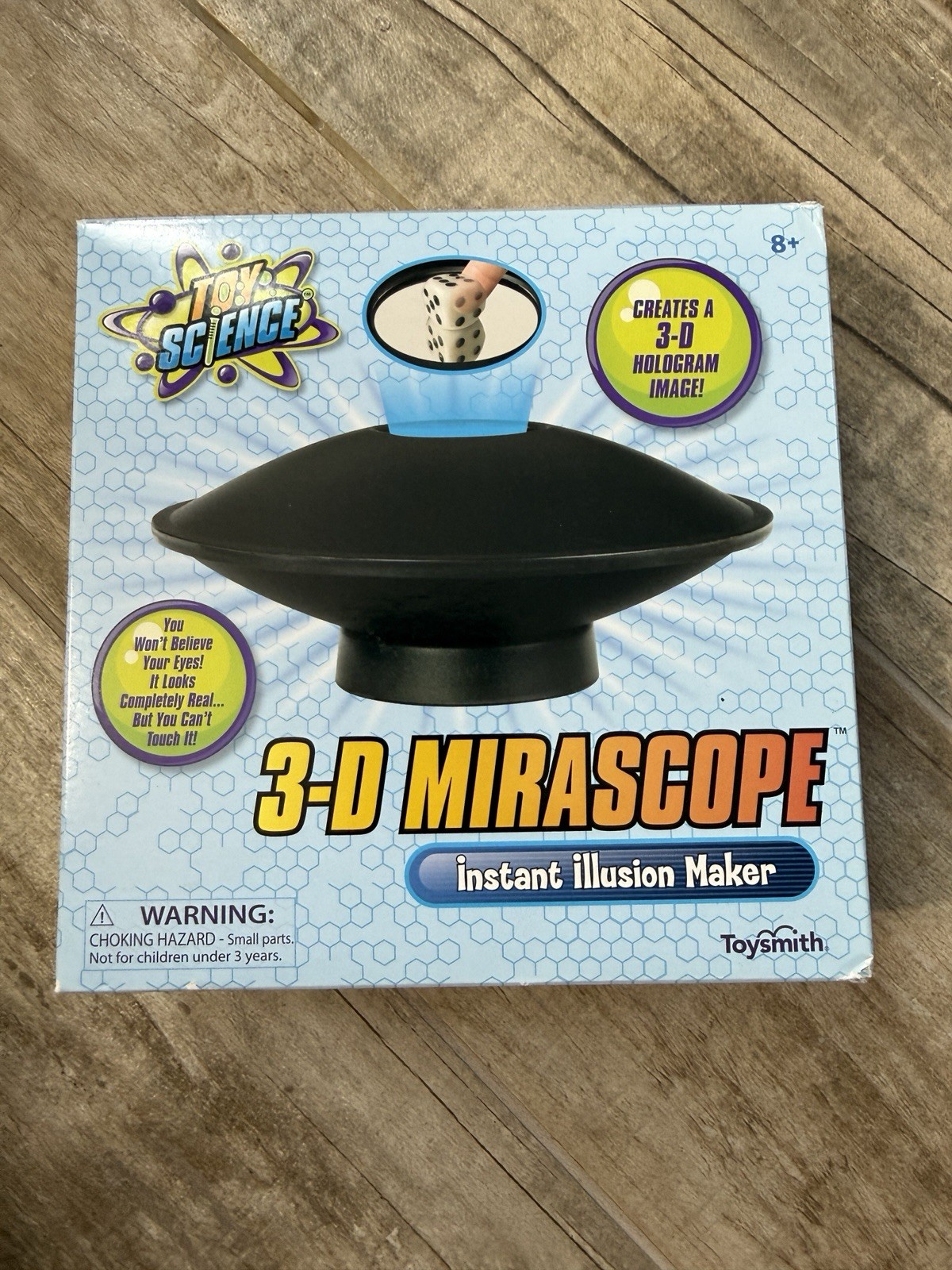 3D MIRASCOPE Instant Optical Illusion HOLOGRAM Image Maker Magic Science Toy