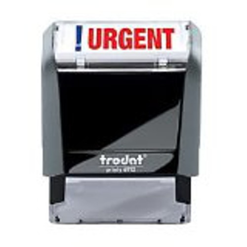 Trodat  4912 Self-Inking 2 Color URGENT Stamp, 3/4 x 1-7/8" impression