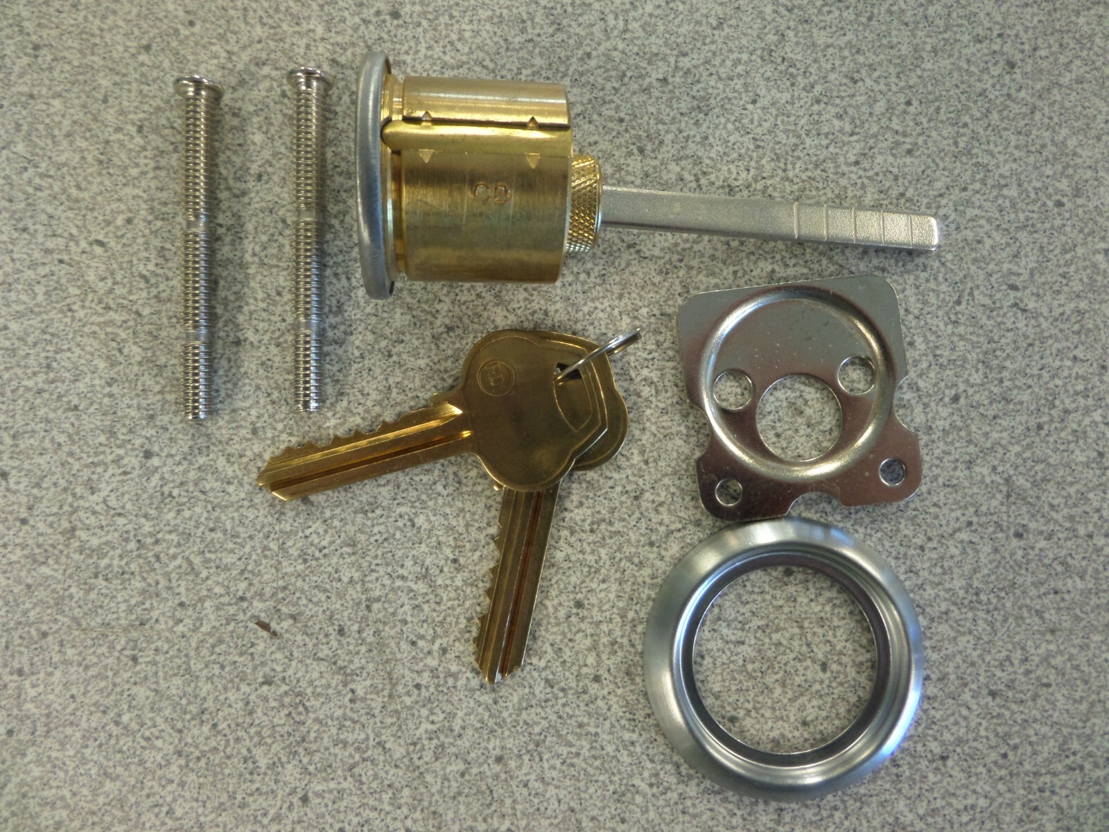 GMS R118RD126D RUSSWIN RU46 D1 KEYWAY RIM LOCK CYLINDER