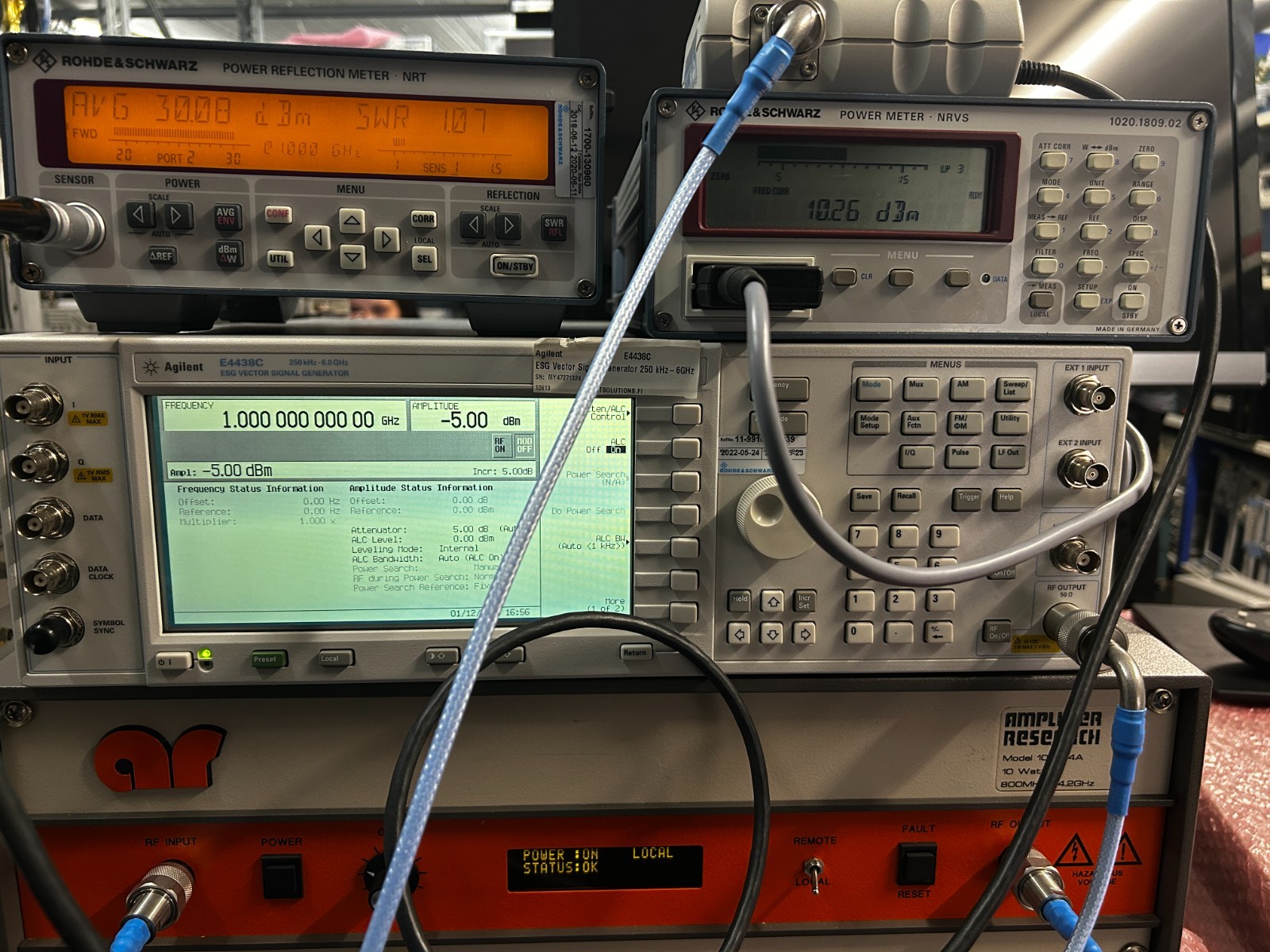 Rohde & Schwarz NRT, Power Reflection Meter + NRT-Z44 Directional Power Sensor #