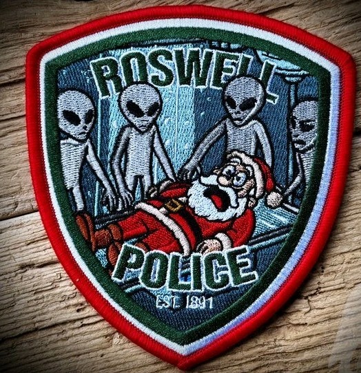 Patch ~ NEW MEXICO NM ROSWELL 🛸 👾 POLICE VERY LIMITED V12