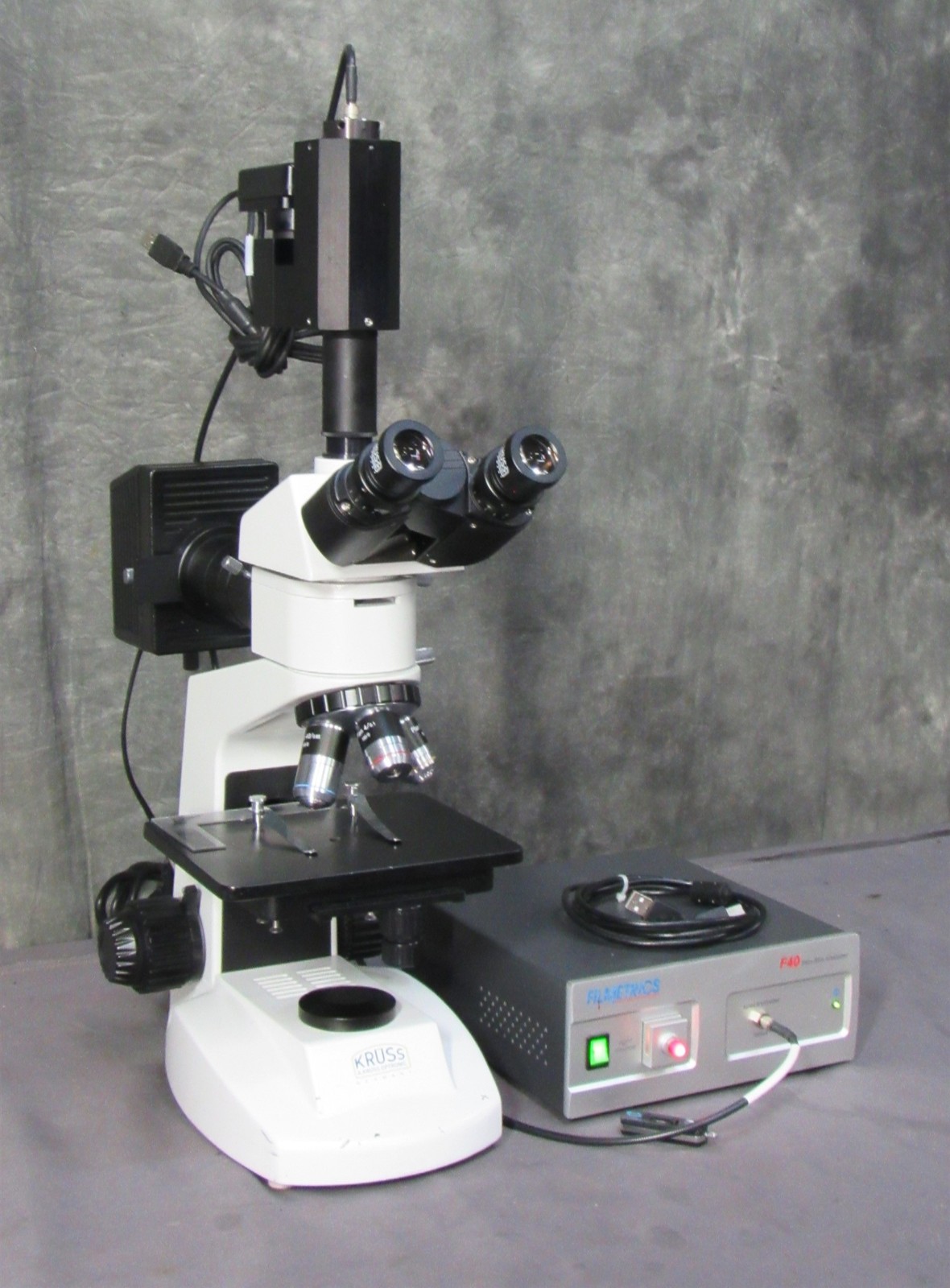 Filmetrics F40 Thin-Film Analyzer w/ SW, KRUSS MBL-3300 Metallurgical Microscope