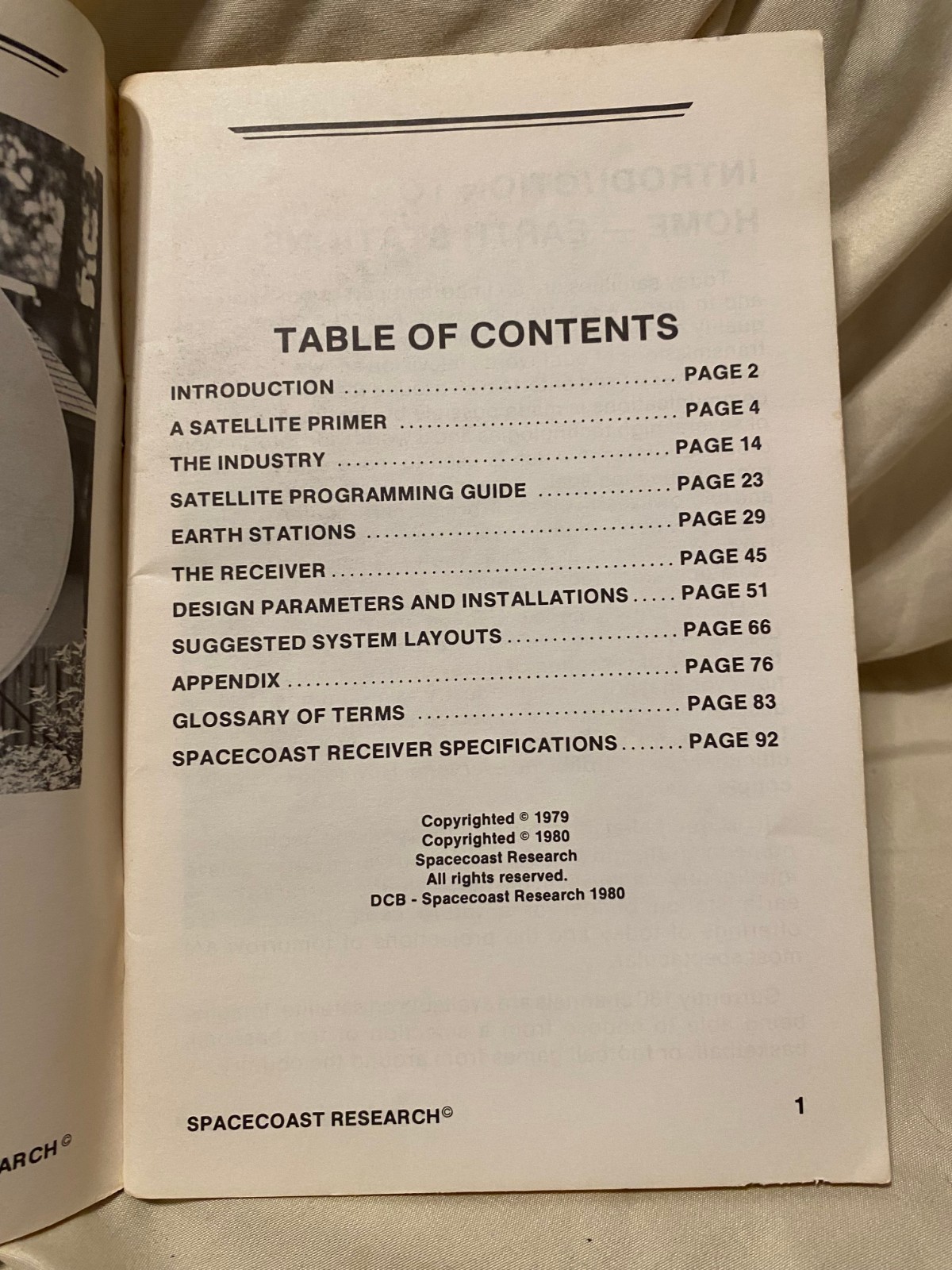 Earth Station Information Manual Tiger Tennas Spacecoast Research Paperback 1980