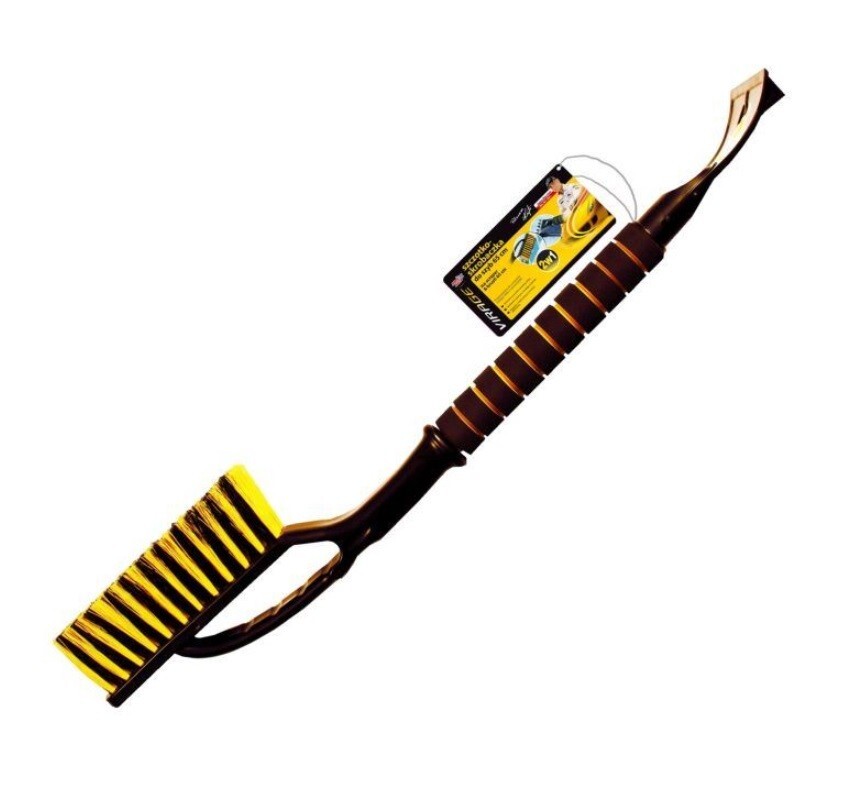 Ice Scraper Brush Soft Grip Ice Scraper Window Scraper Car 65Cm Winter Snow
