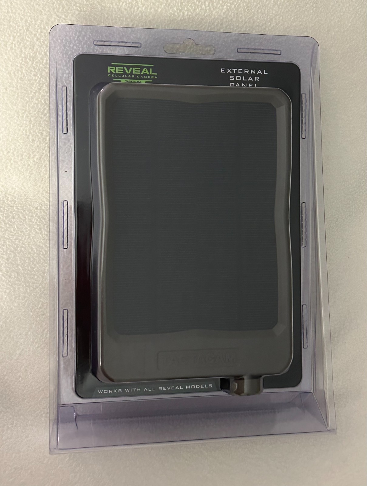 TACTACAM Reveal External Solar Panel ~ For Tactacam Reveal X, Reveal XB and....