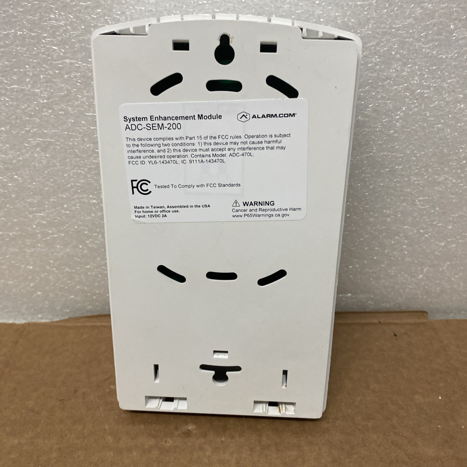 Alarm.com ADC-SEM-200 System Enhancement Module for Ademco Vista