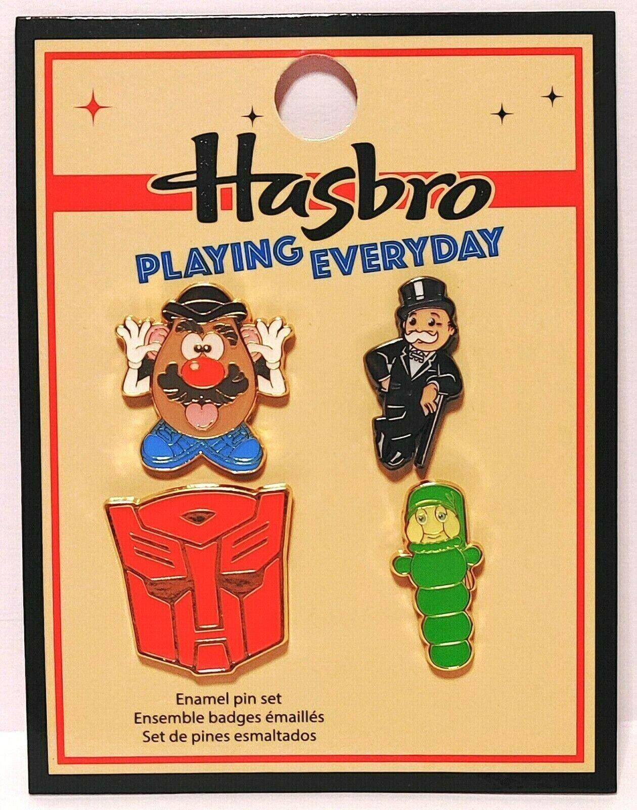Funko Hasbro Playing Everyday Mr Potato Head Monopoly Transformer Enamel Pin Set