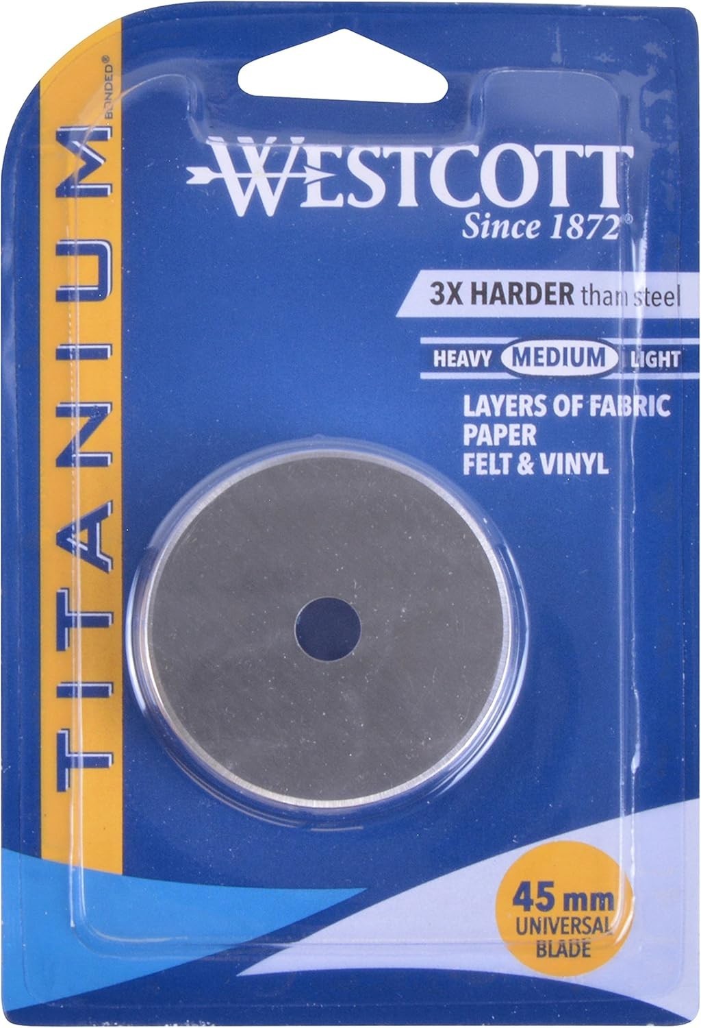 High-Performance 45mm Titanium Bonded Replacement Blade for Every Crafting Need