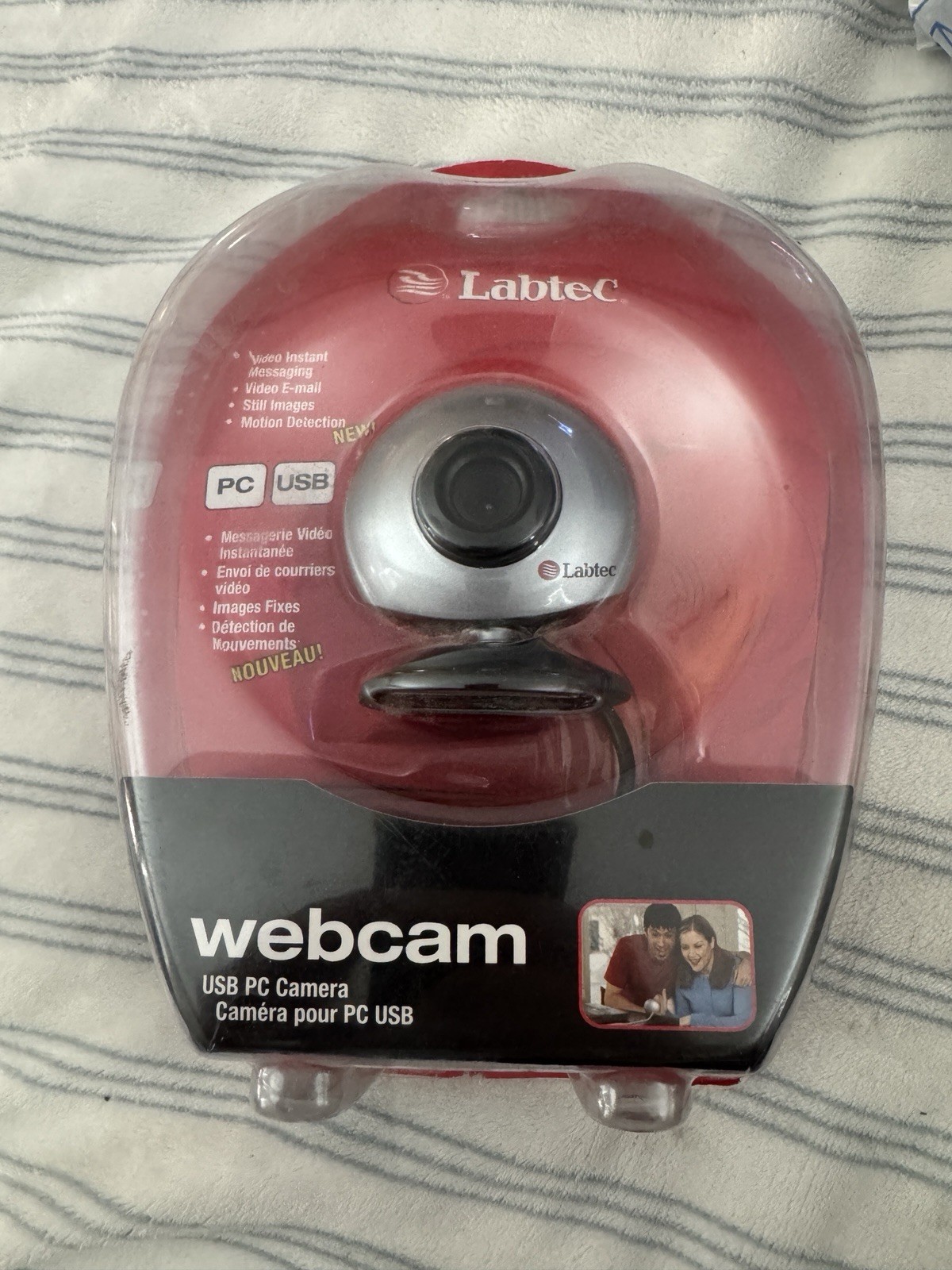 NEW Labtec V-UAE13 USB Wired Webcam Camera